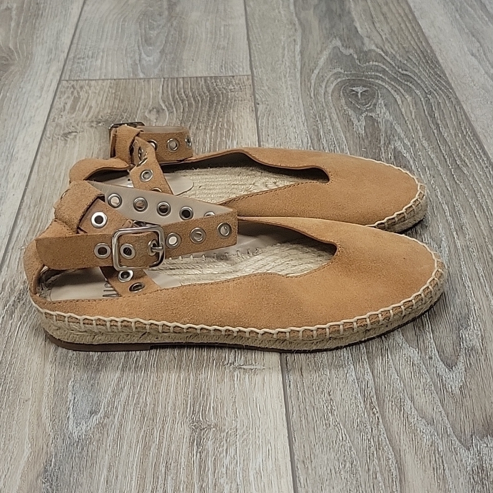 Paige Copa Camel Espadrille Flat Size 6 - Picture 3 of 6